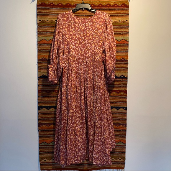 Daughters of India Women Kyra Midi Dress Sumac XL - Picture 5 of 8